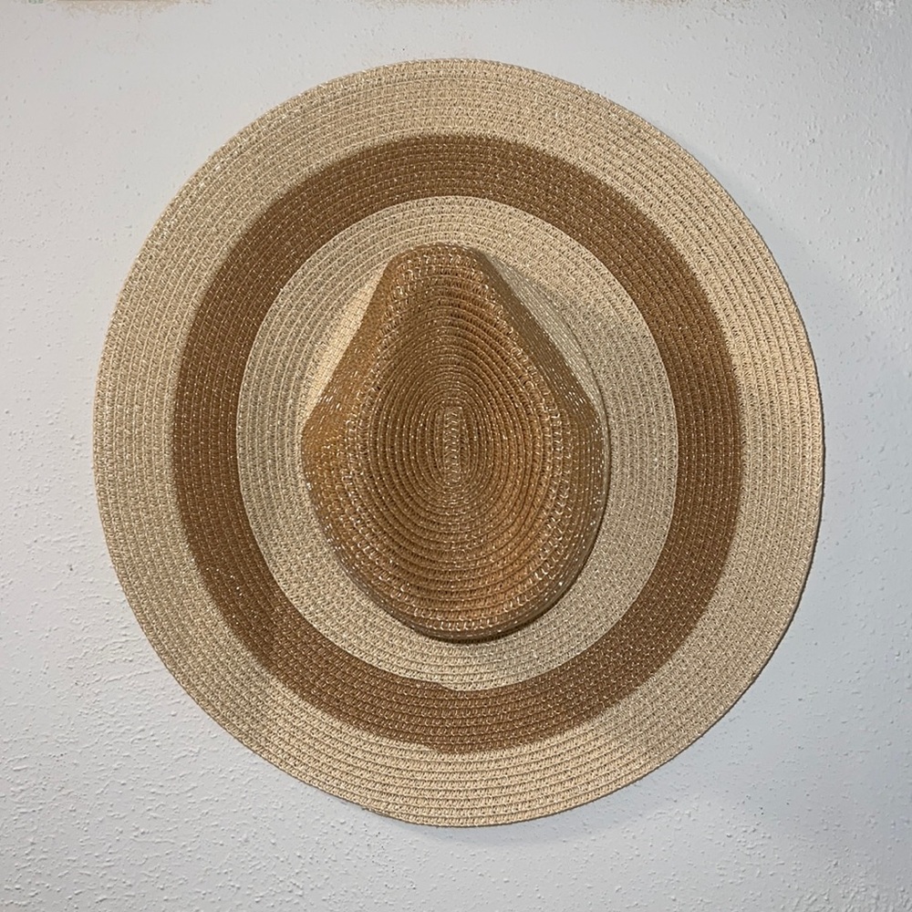 Brown & Beige Sun Hat